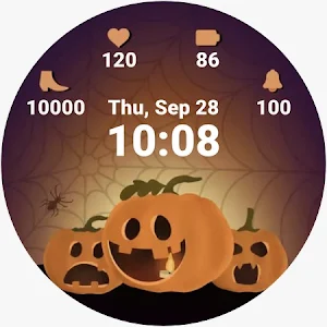 Halloween Pumpkin watch face Screenshot 0