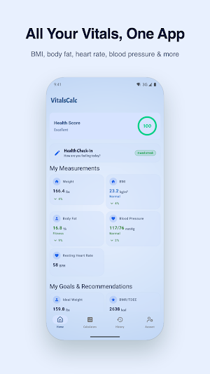 VitalsCalc: Health Calculator Screenshot 0