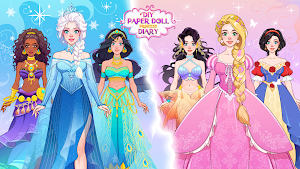 DIY Paper Doll Princess Diary Screenshot 0
