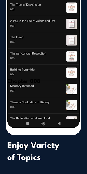 Sapiens Audiobook Screenshot 1