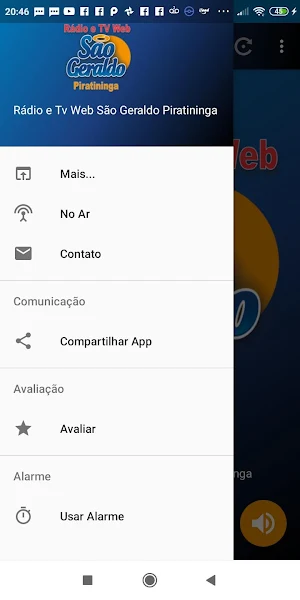 Rádio e Tv Web São Geraldo Piratininga Screenshot 2