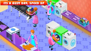 My Laundry Shop Manager: Dirty Clothes Washing Screenshot 0