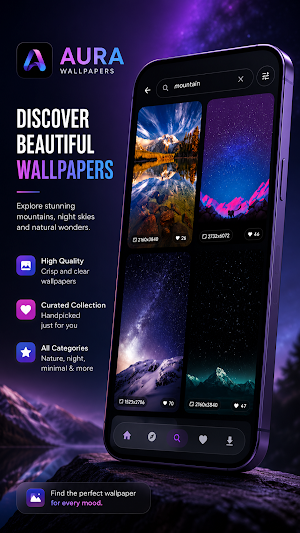 Aura Wallpapers – HD & 4K Screenshot 2