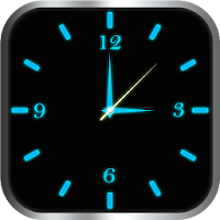 Glowing Clock Locker - Blue
