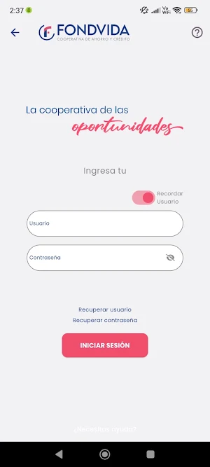 Fondvida Tokens Screenshot 1