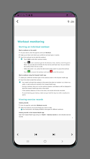 guide of huawei fit watch Screenshot 3