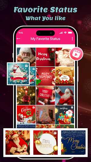Christmas Video Status Screenshot 3