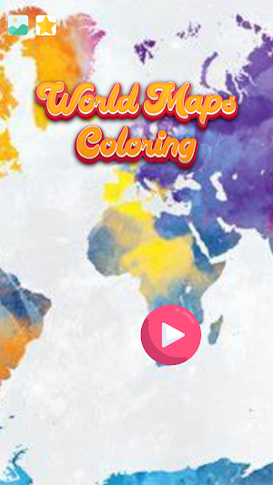 Map coloring book Screenshot 1