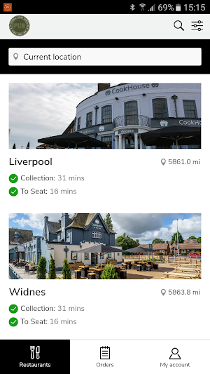 P.U.B Ordering App Screenshot 0