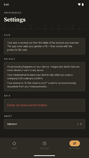 Size Calculation Screenshot 2