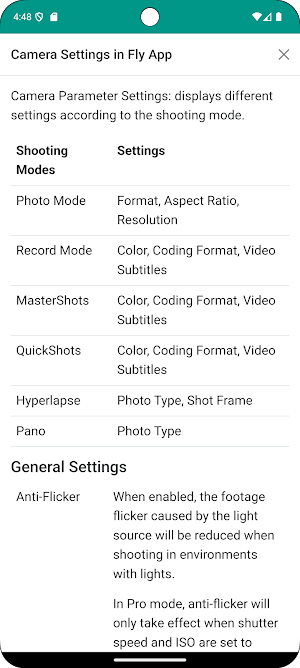 User Guide for Mini 4 Pro Screenshot 1