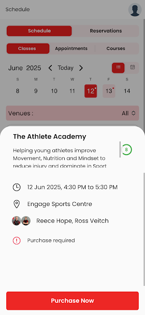 The Athlete Academy Screenshot 1