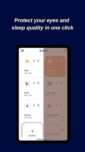 Darkly: Blue Light Filter Screenshot 3