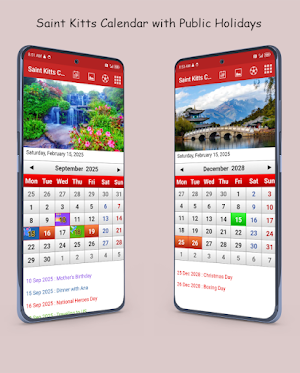 Saint Kitts Calendar 2025 Screenshot 0