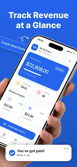 Invoice Maker - InvoFlow Screenshot 1