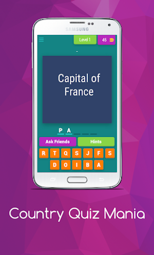 COUNTRY QUIZ MANIA Screenshot 1