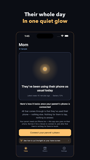 QuietCheck: Elderly Check In Screenshot 1