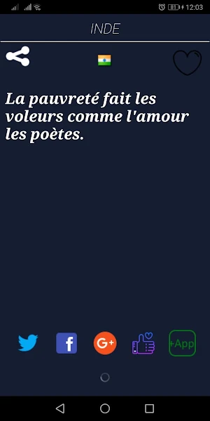 Proverbes Philosophiques Screenshot 1