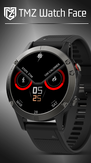 Watch Face Wear OS Minimal Screenshot 0