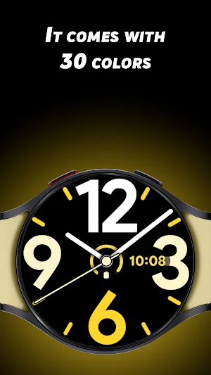 Big Analog - Watch face Screenshot 1