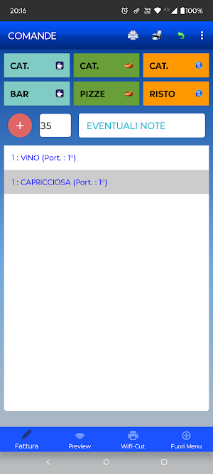 COMANDE RISTO BAR PRO Screenshot 1