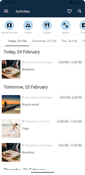 Strandhotel Fischland Screenshot 1