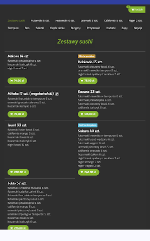 Zielonka Sushi Bar Screenshot 2