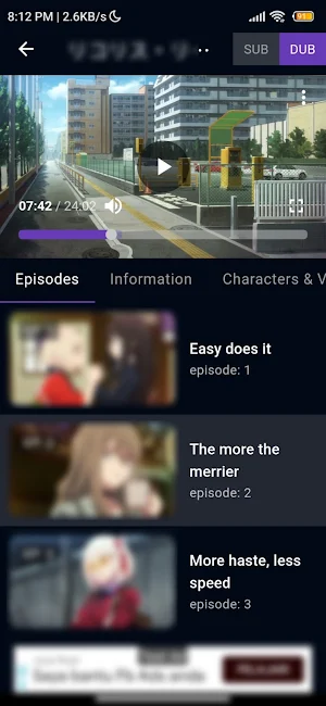 Animeflix : Anime Watching App Screenshot 1