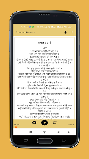 Jaap Sahib: Audio with Text Screenshot 1