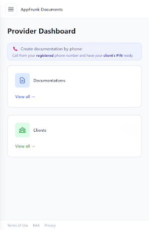 AppFrunk Screenshot 2