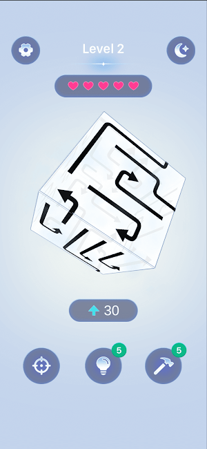 Arrows Cube - 3D Escape Puzzle Screenshot 0