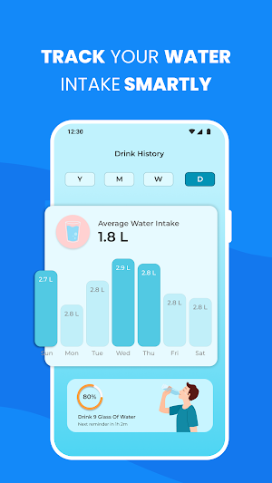 Drink Water Reminder Tracker Screenshot 3