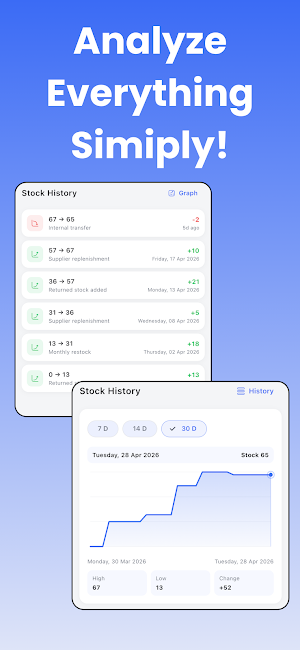 Simple Inventory Stock Tracker Screenshot 2