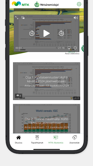 MTK Jäsenet Screenshot 2