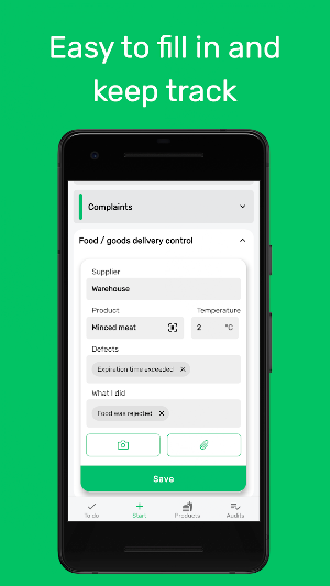 FoodDocs | HACCP app Screenshot 1