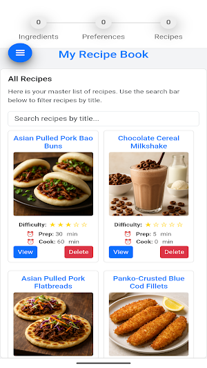 Recipe Finder: AI Ingredients Screenshot 0