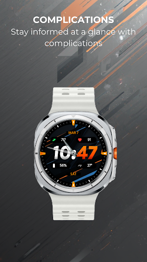 ID008: Sporty Watch Face Screenshot 3