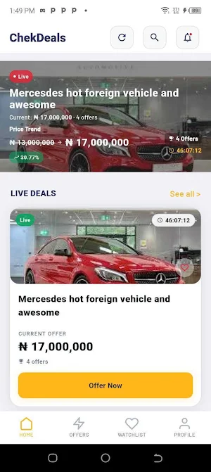 Autochek - ChekDeals Screenshot 0