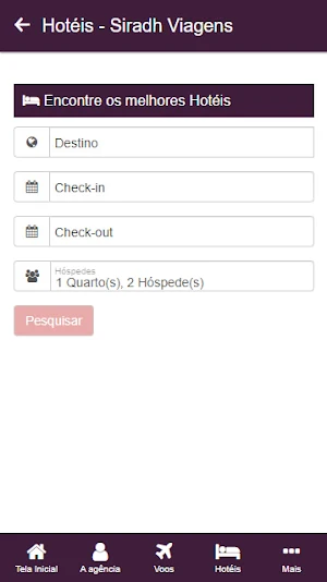 Siradh Viagens Screenshot 2