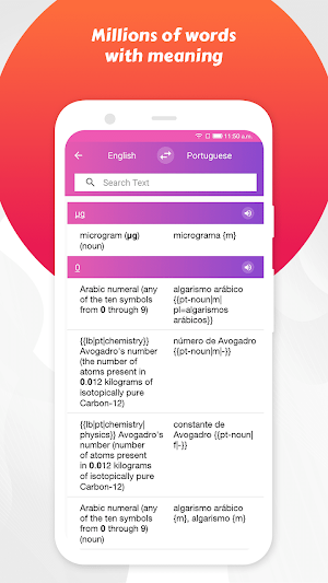 Meaning in Portuguese Screenshot 1