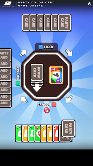 Party Color Card Game Online Screenshot 3
