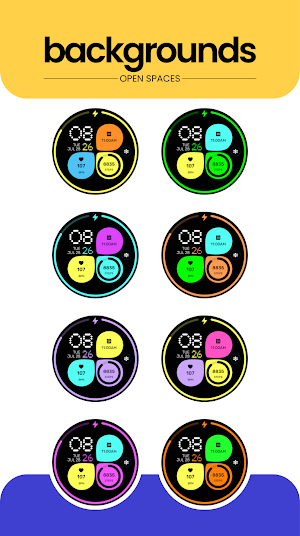 Pebble Grid Watch Face Screenshot 3