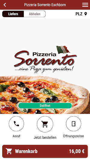Pizzeria Sorrento Eschborn Screenshot 0
