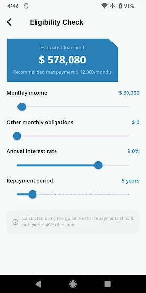 Peso Cash - Loan Calculator Screenshot 3