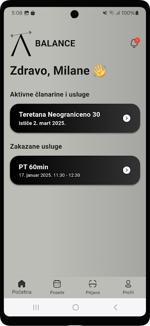 Balance Screenshot 1