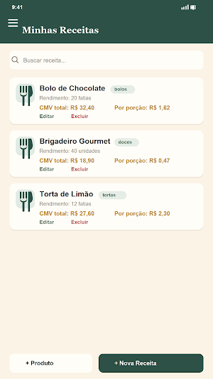 CMV Receitas Screenshot 0