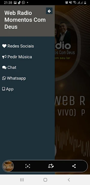 Web Rádio Momentos Com Deus Screenshot 1