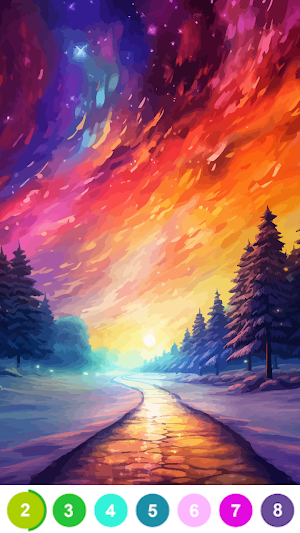 Bible Color By Number Game Screenshot 2