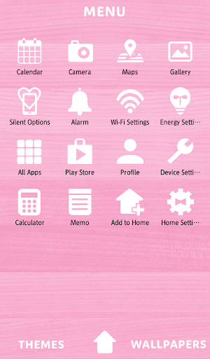 Cute Wallpaper Pink Wood Grain Theme Screenshot 1