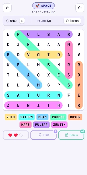 Word Search Classic - Puzzle Screenshot 2